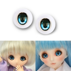 BJD Acrylic Anime Augen - Iris B Skyblue