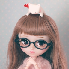 Brille - Oval fr Pullip