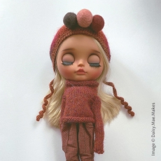 Alpaka-Pullover fr Blythe und Pullip