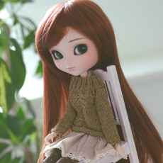 Gestrickter Pullover fr Blythe und Pullip