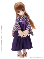 Yagasuri Hakama Set Light Purple x Purple (Picco Neemo 1/12)