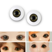 BJD Acrylic Realistic Eyes - Green Grey BJD Acrylic Realistic Eyes - Green Grey
