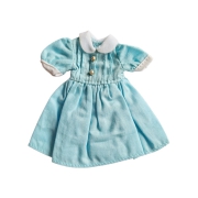 Blaues Kleid mit Kragen fr Blythe und Pullip