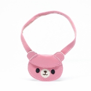 Pink teddy bear accessory bag Pink teddy bear accessory bag