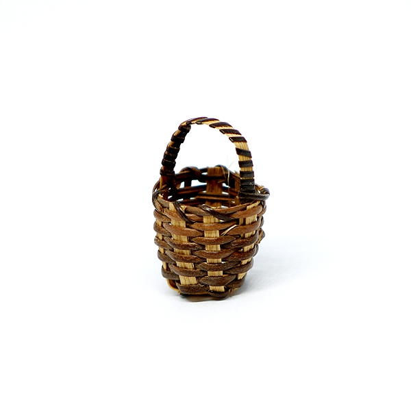 Dark Brown Basket, 1:12