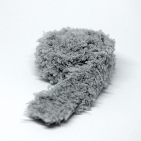 Handknitted Fluffy grey Scarf