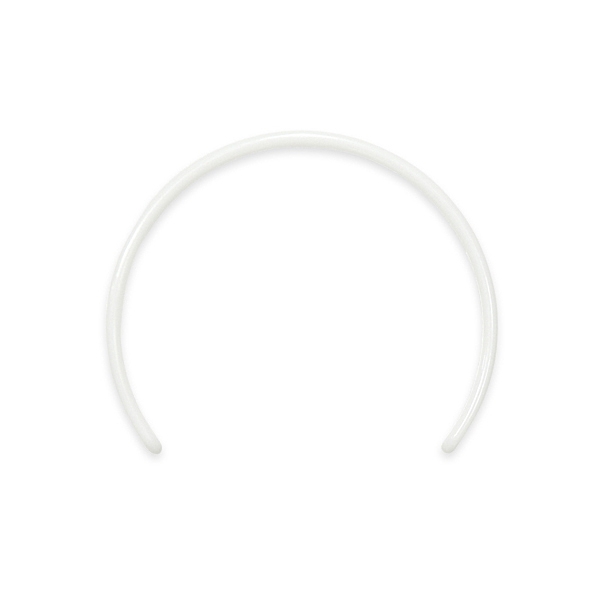 Plastic Headband for BJD - White