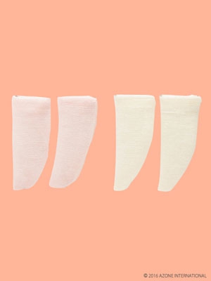 2 Socken in Rosa/Beige (Picco Neemo 1/12)