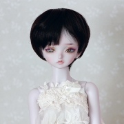 7-8 short Wig - Soft Black