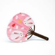 Japanischer Fcher Uchiwa (Hase)