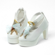 White High-Heels with Crown