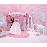 Licca Princess Dream Series: Table and Chair 1/6