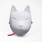 White Kitsune Mask (blank)