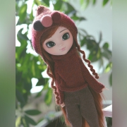 Alpaka-Pullover fr Blythe und Pullip