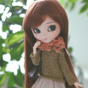 Gestrickter Pullover fr Blythe und Pullip