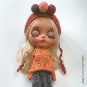 Gestrickter Pullover fr Blythe und Pullip